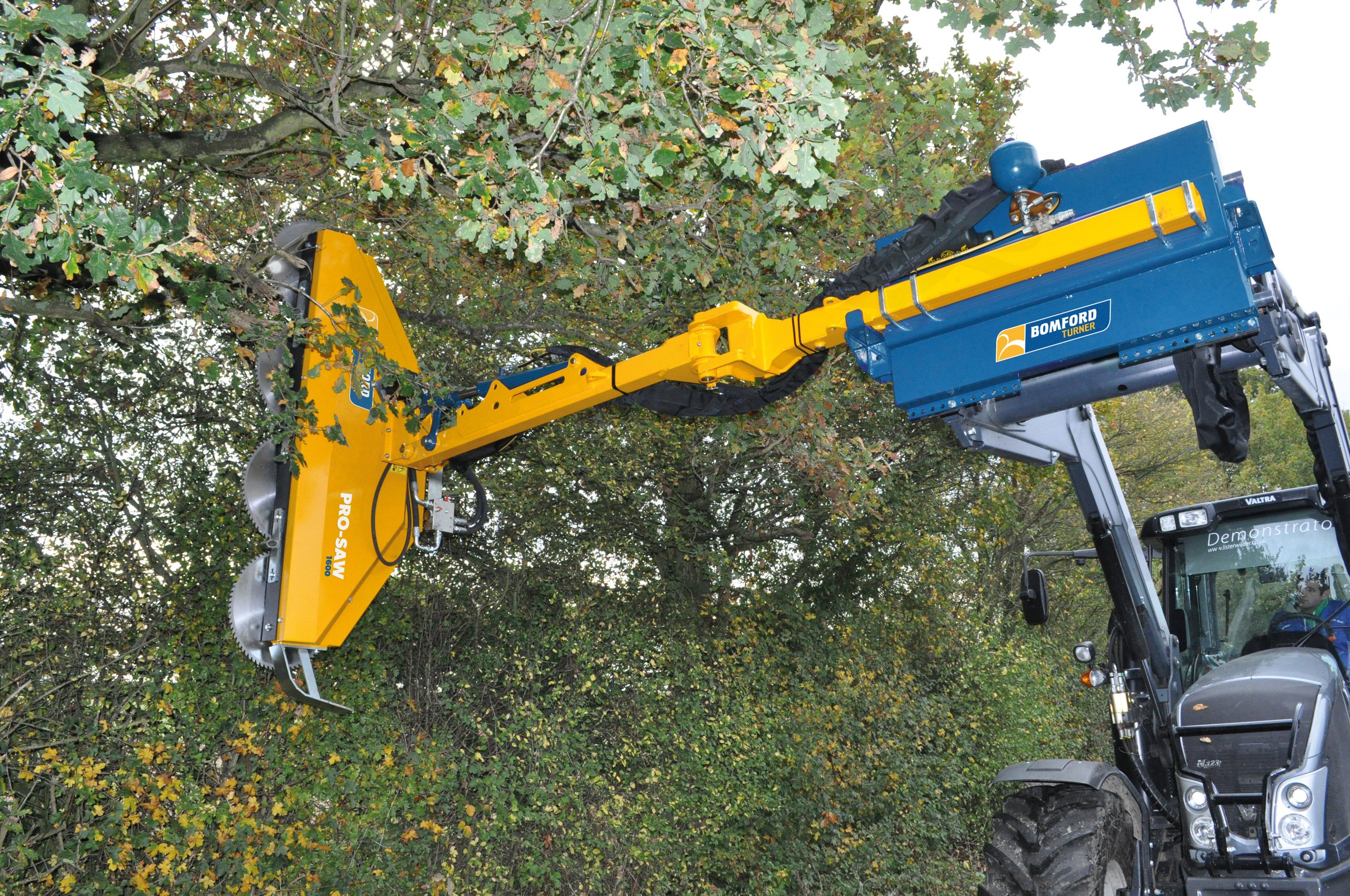 Tree cutter for tractor front end loader store